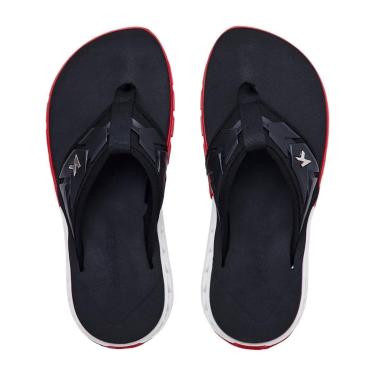 Imagem de Chinelo Sandália Kenner Rakka Vermelho/Preto/Branco-Masculino