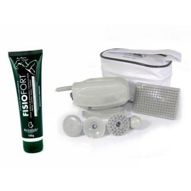 Imagem de Massageador Elétrico Corporal TH Aoyama 220v + Gel Fisiofort, 220V