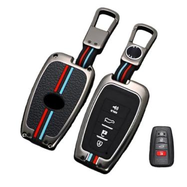 Imagem de Capa para chave remota de carro com 2, 3 e 4 botões, compatível com Toyota Prius 20 RAV4 Camry 70 CHR C-HR Corolla 2018 2019 2020, acessórios(Style4)