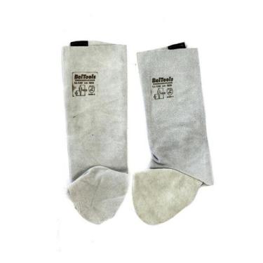 Imagem de Kit C/ 10 Perneira Raspa 40cm Fechamento tiras autocolantes Beltools