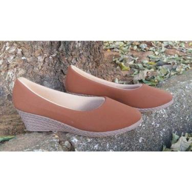 Imagem de Anabela  sandalia plataforma feminina adulto de salto - Annabê Calçado