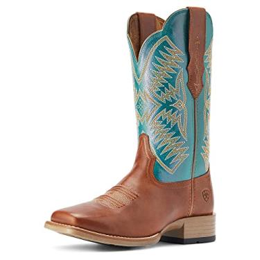 Imagem de ARIAT Bota ocidental feminina Odessa Stretchfit, Amêndoa Roca, 9