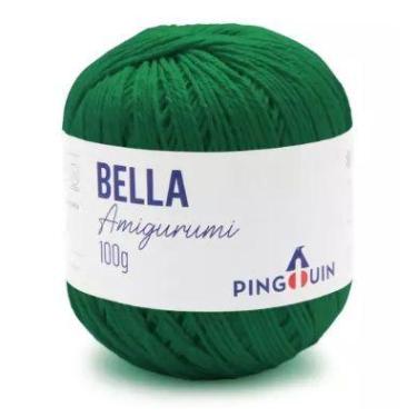 Imagem de Fio Bella Amigurumi Verde Bandeira 203 Metros 100 Gramas Pingouin