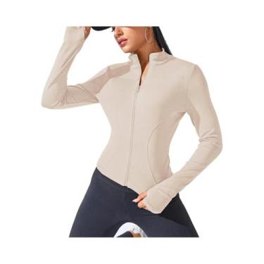 Imagem de Jaqueta De Yoga Feminina Modeladora 2024, Roupas De Fitness Curtas Com