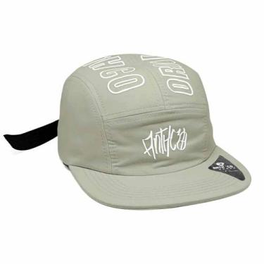 Imagem de Boné Aba Reta Five Panel Sil Strapback Original Anth Co Cor:Preto/Bran