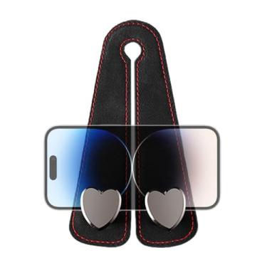 Imagem de Ganchos Para Apoio De Cabeça De - Suporte Destinado A Telemóvel Com Organização - Gancho Duplo Para Bolsas Automóvel,Para -Chuva Mochila Roupa Interior