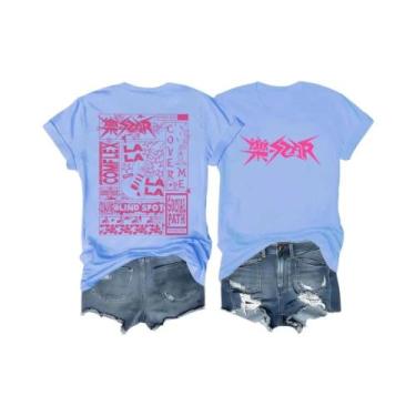 Imagem de Camiseta Stray Kids Rock Star Kpop De Manga Curta Com Estampa De Eleme