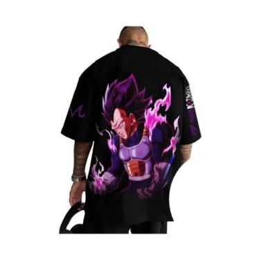 Imagem de Camiseta De Anime Dragon Ball Goku Majin Buu De Verão Manga Curta Hara