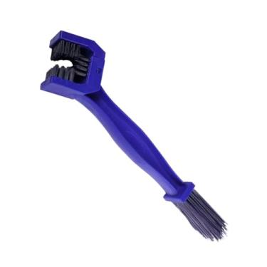 Imagem de Escova para Limpeza de Corrente de Moto e Bicicleta Nylon Reforçado Remove Graxa Óleo e Sujeira