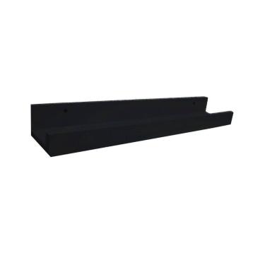 Imagem de Prateleira Canaleta Para Esmaltes 250 X 90 Em Mdf - Preto