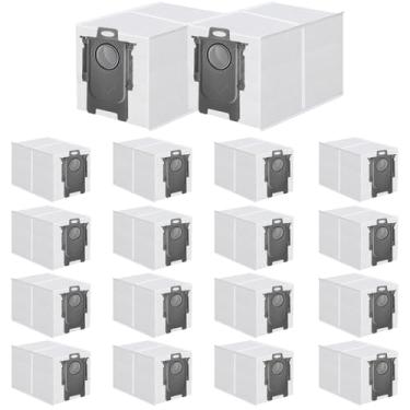 Imagem de ApexOne Pacote com 18 sacos para aspirador de pó Roborock QV 35A/Qrevo S5V/Saros 10/10R/Q Revo/Qrevo S/Qrevo Pro/Qrevo MaxV/Qrevo Master/Qrevo Plus/S8 Max Ultra/S8 MaxV Ultra/Qrevo Slim