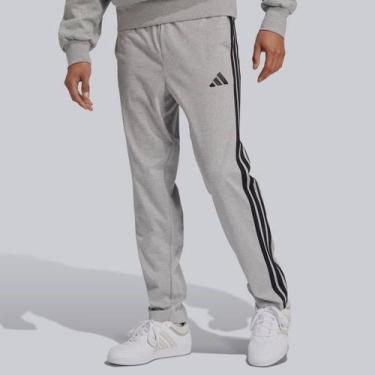 Imagem de Calça Adidas Single 3 Listras Cinza, M