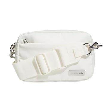 Imagem de adidas Crossbody de luxo, branco/prata metálico, Branco/Prata Metálico, One Size, Bolsa tiracolo luxuosa
