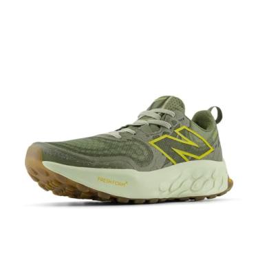 Imagem de New Balance Fresh Foam X Hierro V8 Tênis de corrida masculino, verde-oliveira escura/verde-líquen, 45