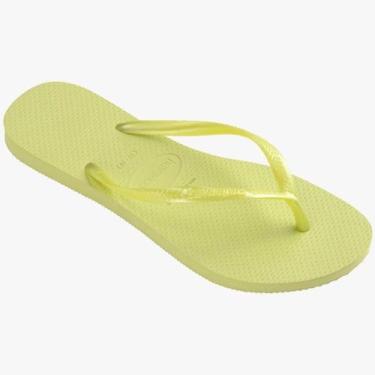 Imagem de Chinelo Feminino Havaianas Slim Lisa I, Verde matcha, 35/36
