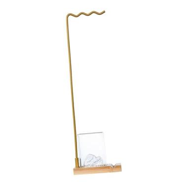 Imagem de Bothyi Suporte para Sino de Vento, Suporte para Caneta de Caligrafia, Organizador de Mesa Decorativo, para Sino de Vento para Pendurar, Ornamento Decorativo, com Xícara Quadrada