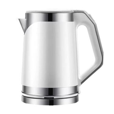 Imagem de WOOLALA Chaleira elétrica de água 2.0L, caldeira e aquecedor de água de grande volume, 1500 W, aquecedor de água quente de aço inoxidável, desligamento automático e proteção contra fervura e secagem