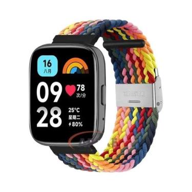 Imagem de Pulseira Elástica Trançada De 22mm Para Redmi Watch 3/5 Lite, Ajustáve