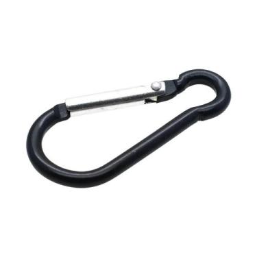 Imagem de Mosquetão De Alumínio Com Gancho Para Chaveiro, Pacote Com 10 Unidades