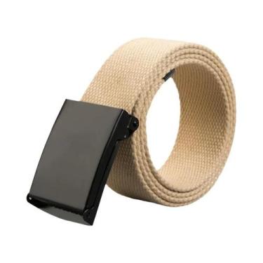 Imagem de Cinto Tático Unissex De 38cm Em Lona, Cinto Casual De Luxo Para Jeans 