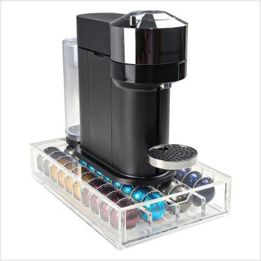 Imagem de Porta Cápsulas Acrílico Para 40 Cápsulas Nespresso Vertuo