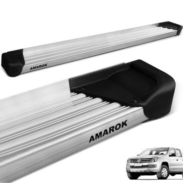 Imagem de Estribo Lateral Amarok CD 2010 a 2025 Aluminio Natural A3