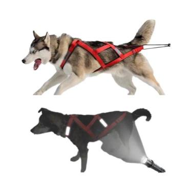 Imagem de Colete De Tração Refletivo Impermeável Grande Para Cães, Para Treiname