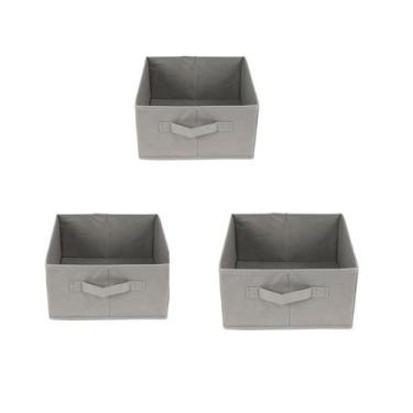 Imagem de Kit 3 Caixas Organizadora Dobrável Multiuso Casa Escritório - Mazzilli