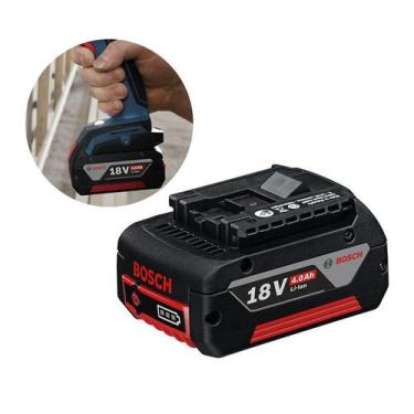 Imagem de Bateria de Lítio 18V Bosch modelo GBA 18V com 4,0 Ah