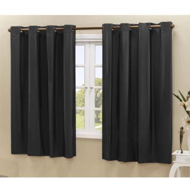Imagem de Cortina Blackout PVC 2,20 m x 1,30 m - Preto