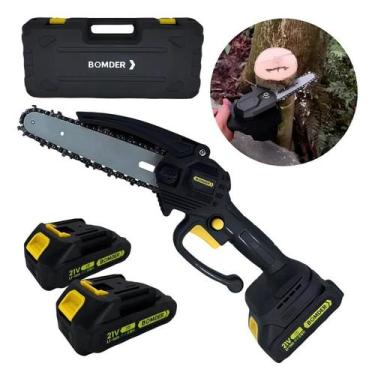 Imagem de Mini Motosserra Elétrica Portátil para Galhos e Madeira - Bomvink