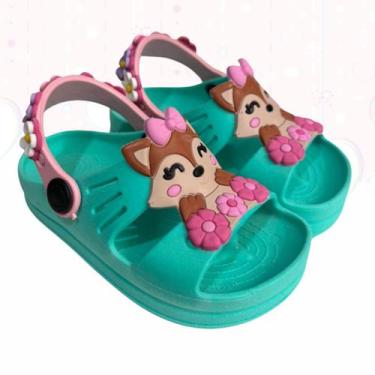 Imagem de Chinelo Babuche ou Crock Infantil Feminina  Perfeito para o Verão com 