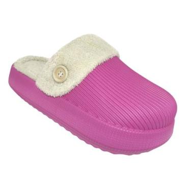 Imagem de Chinelo Nuvem Pantufa Pelo Anatomico Macio Inverno BGX81x - Yvate, Pin