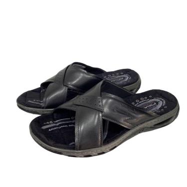 Imagem de Chinelo Masculino Em Couro Conforto Pegada 131661-Masculino