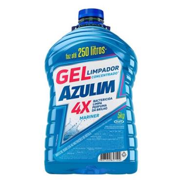 Imagem de Limpador Concentrado Gel Azulim 5kg Mariner Desinfetante