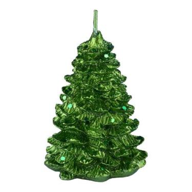 Imagem de Vela Arvore Gliter 5x10cm Cv244274 Cazza, UNICA