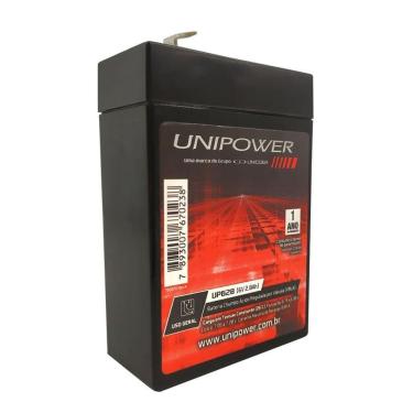 Imagem de Bateria Selada VRLA 6V 2,8AH F187 UP628 RT 06B005 Unipower