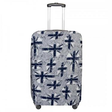 Imagem de Capa Mala Bagagem Viagem Ziper Grande 32Kg Elastano Sortido - Adomes