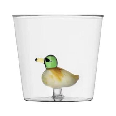 Imagem de Copo De Vidro 3D Artesanal Em Forma De Animal E Planta, Transparente, 