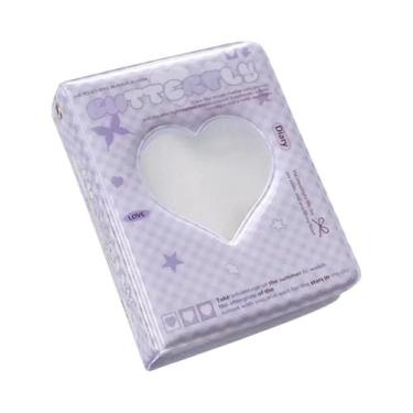 Imagem de Álbum De Fotos Em Forma De Coração Estilo Coreano De 3 Polegadas Com 4