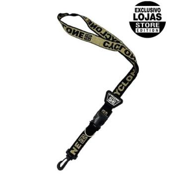 Imagem de Chaveiro Cyclone Cordão Premium New, Preto, Ouro, U