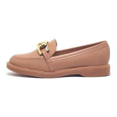 Imagem de Mocassim Moleca Loafer Flow Corrente Cabedal-Feminino