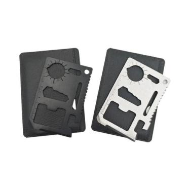 Imagem de Ferramenta Multifuncional EDC De Aço Inoxidável 11 Em 1, Portátil, Par