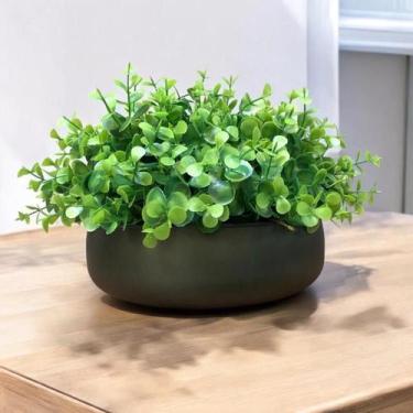 Imagem de Arranjo de Eucaliptos Artificiais em Vaso Verde Fosco - Vila das Flore