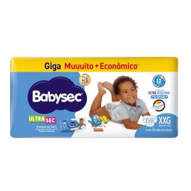 Imagem de FRALDA BABYSEC ULTRA GIGA XXG 68 UNIDADES