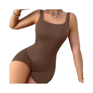 Imagem de Body Feminino Sexy, Sem Costas e Sem Mangas - Modelo Bodycon Curto, BR