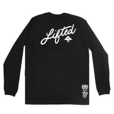 Imagem de Camiseta Manga Longa LRG Tree House - Preto-Masculino