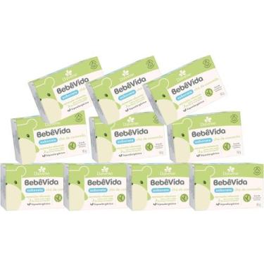 Imagem de 10UN Sabonete Vegetal Bebe Vida Cha de Camomila 90g Davene