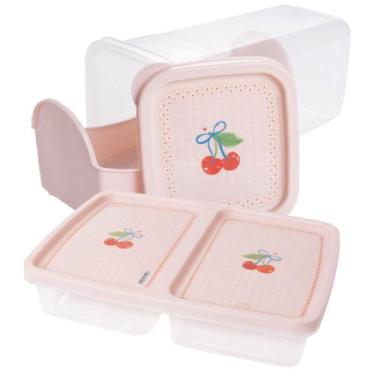 Imagem de Kit Porta Frios com Divisória e Porta Torradas com Gaveta Deslizante r