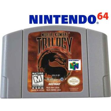 Imagem de Cartucho de Jogo Mortal Kombat Trilogy N64 Versão Dos Eua Para CONSOLE